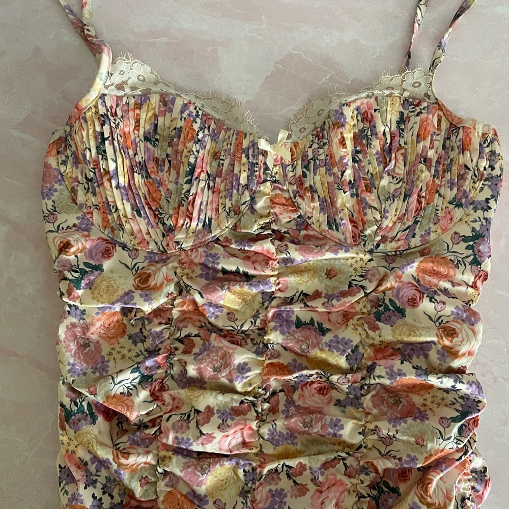 For Love & Lemons Gardenia Dress Size L - Picture 3 of 7